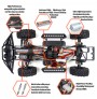 Cheerwing 1093-ST 1:10 Scale Rock Crawler 4WD Off-Road Remote Control Truck Large Hobby RC Car for Adults