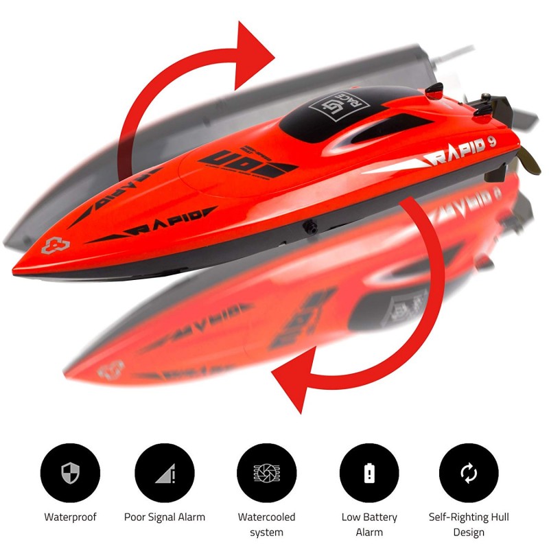 Cheerwing RC 2.4Ghz RC Racing Boat for Adults 30KM/H High Speed Electronic  Remote Control Boat for Kids