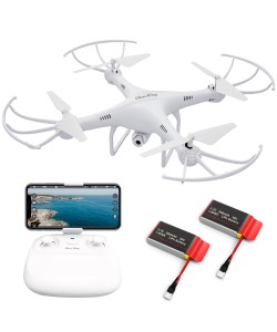 Cheerwing CW4 WiFi FPV Drone with 720P HD Camera for Kids and Adults RC Quadcopter with Auto Hovering