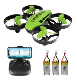 Cheerwing CW10 Mini Drone for Kids WiFi FPV Drone with Camera, RC Drone Gift Toy for Boys and Girls with Auto Hovering, Voice Control