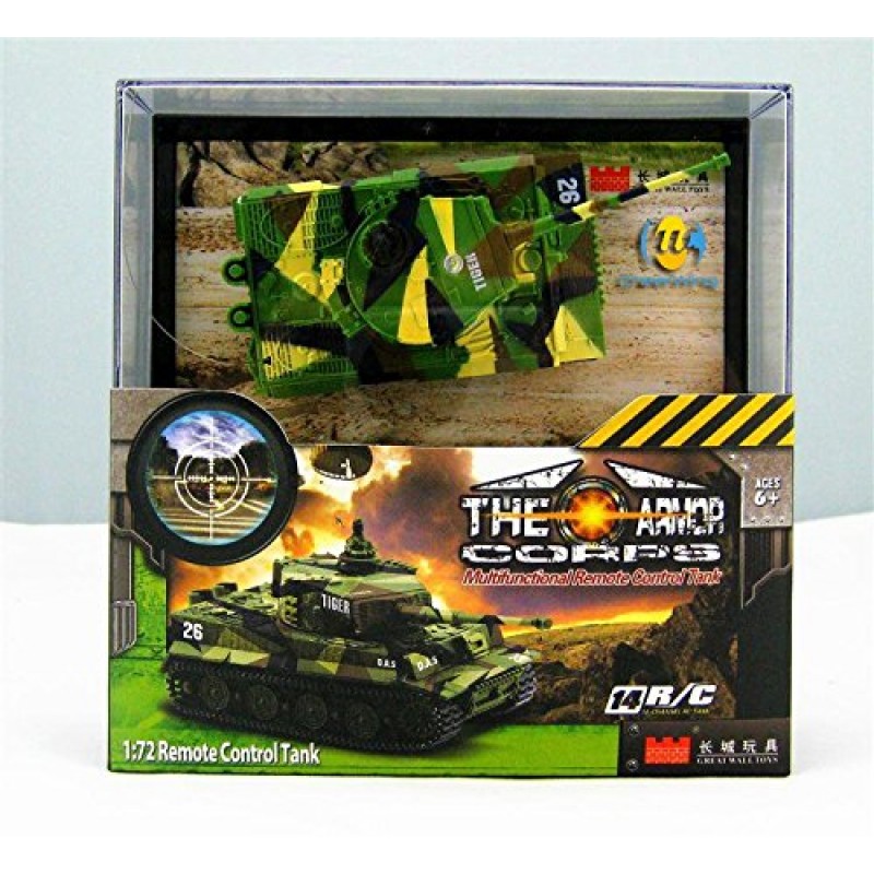 Details about   Cheerwing 1:72 German Tiger I Panzer Tank Remote Control Mini RC tank with and 