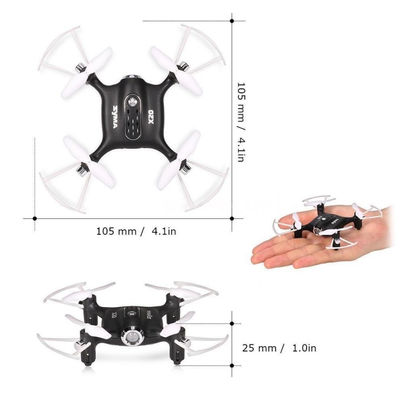 newest syma x20 mini pocket drone